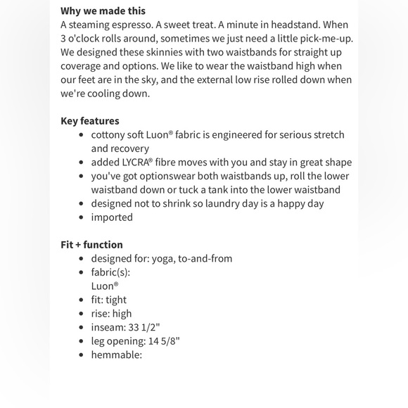 NWOT Lululemon Straight Up Pant   Size 12 Tri Geo Silver Spoon Black - Picture 12 of 15